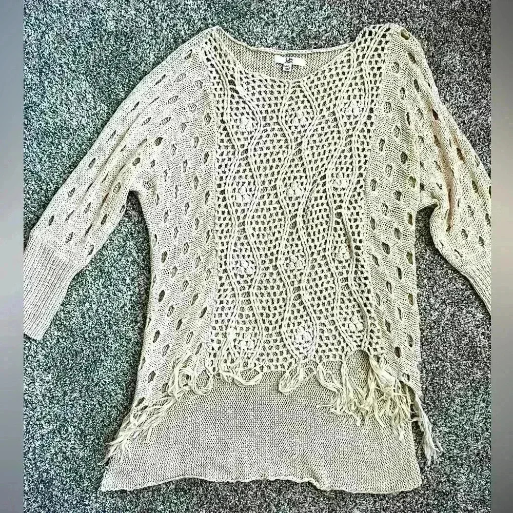 Crochet Knit Sweater